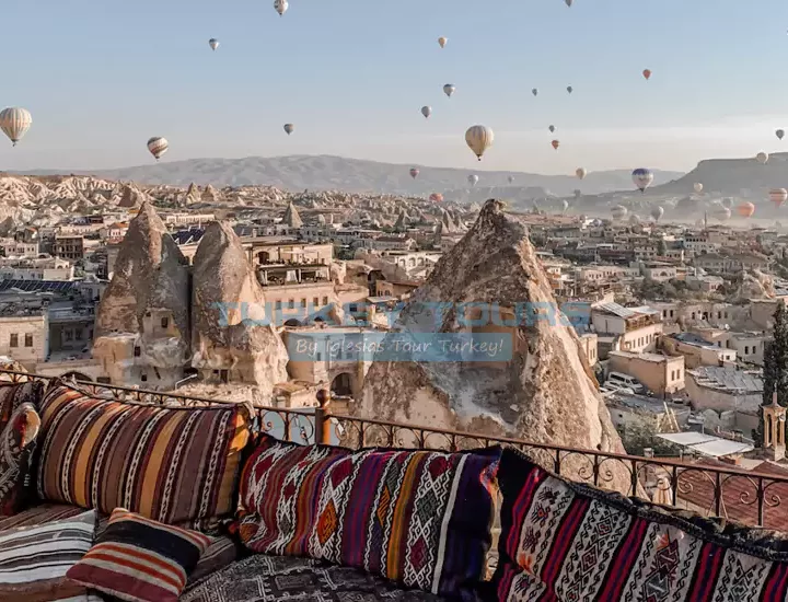 Vista de Capadocia Globos
